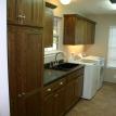 Red Oak Laundry Cabinets